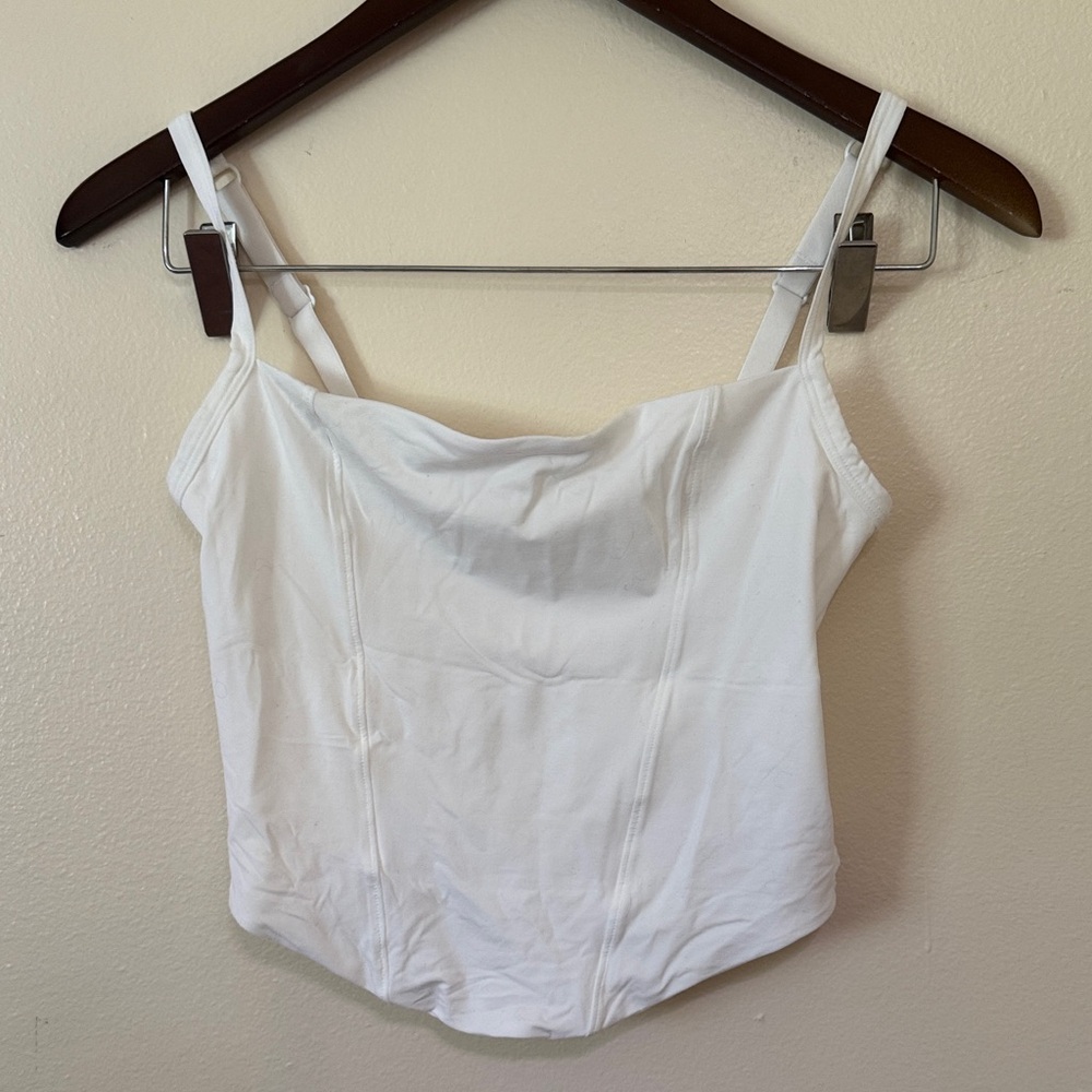 White VS Pink Women's Top